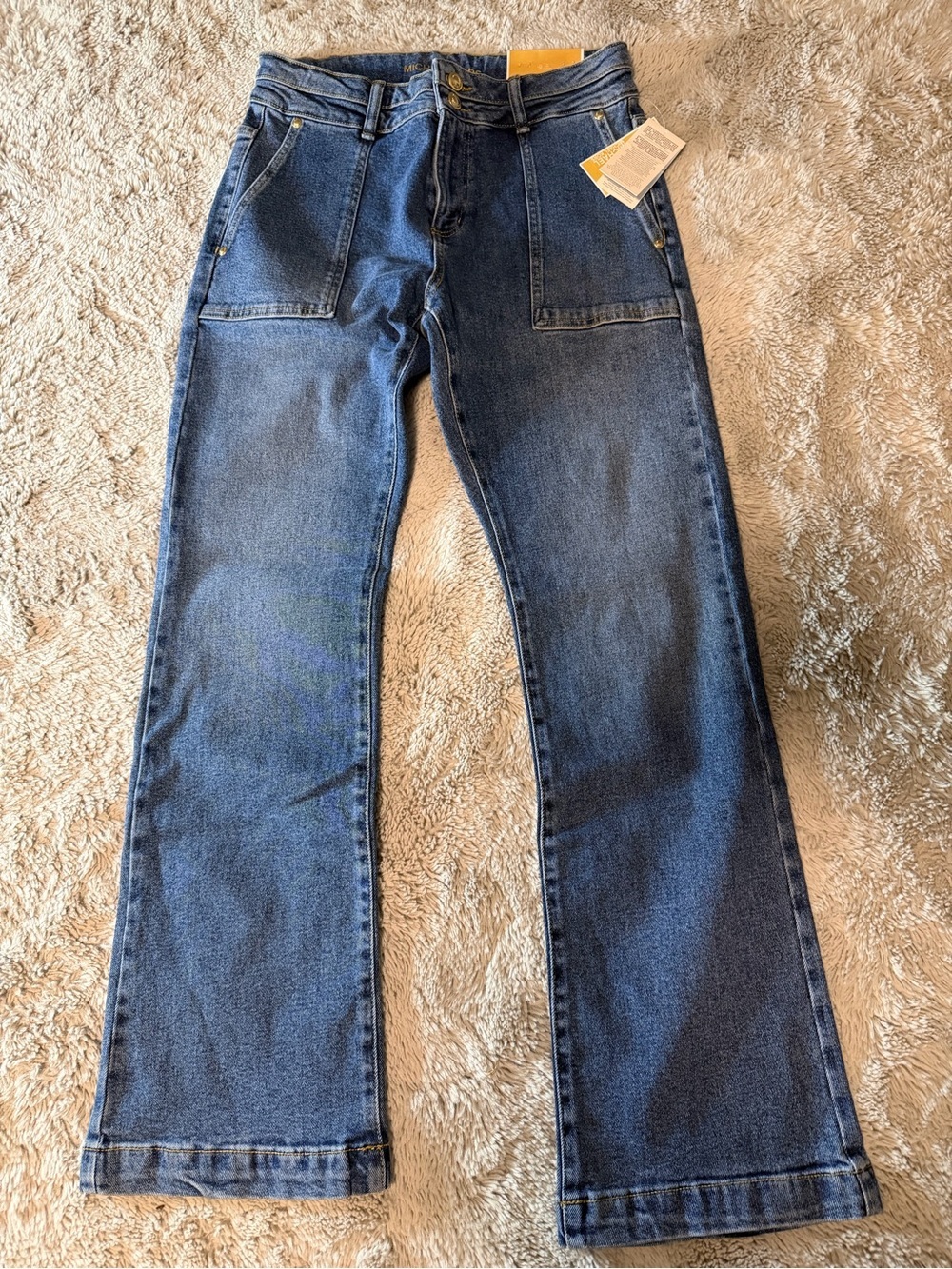 NWT Michael Kors Carmen Bootcut Jeans Size 6 High Rise waist $110 MSRP